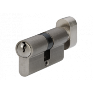 Циліндр MVM P6E30/30T SN ключ/тумблер матовий нікель