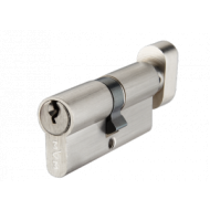Цилиндр MVM P6E35/35T SN ключ/тумблер матовый никель