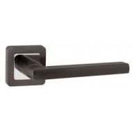 Ручки дверные Punto PLUTON QR GR/CP-23 графит/хром