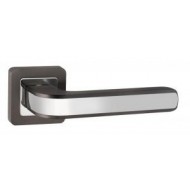 Ручки дверные Punto NOVA QR GR/CP-23 графит/хром