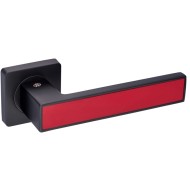 Ручки дверні Gavroche MAGNIUM Mg-A1 BLACK/RED чорний/червоний