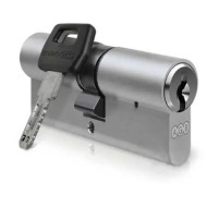Цилиндр AGB ScudoDCK/100мм, ключ-ключ, 50/50, матовый никель