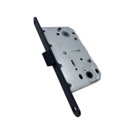 Замок врезной HISAR (96*50WC) SD 410B-S (PL) пластиковий язычок MB матовый черный