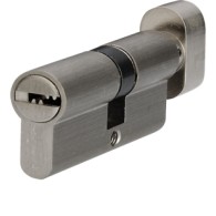Цилиндр MVM P6P50/50T SN ключ/тумблер матовый никель