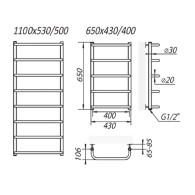 MARIO Стандарт HP 1550x500 (11 дуг)