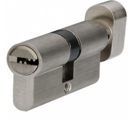 Цилиндр MVM P6P40/40T SN ключ/тумблер матовый никель