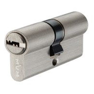 Цилиндр MVM P6P45/45 SN ключ/ключ матовый никель