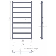 Paladii Ритм Нью 1000х530/8 ПН024