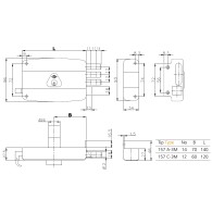 KALE KILIT 157/3M (140 mm) 3 кл.