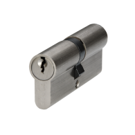 Цилиндр MVM P6E40/40 SN ключ/ключ матовый никель