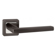 Ручки дверные Punto PLUTON QR GR/CP-23 графит/хром
