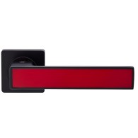 Ручки дверные Gavroche MAGNIUM Mg-A1 BLACK/RED черный/красный