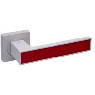 Ручки дверные Gavroche MAGNIUM Mg-A1 WHITE/RED белый/красный