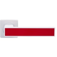 Ручки дверные Gavroche MAGNIUM Mg-A1 WHITE/RED белый/красный