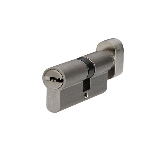 Циліндр MVM P6P50/50T SN ключ/тумблер матовий нікель