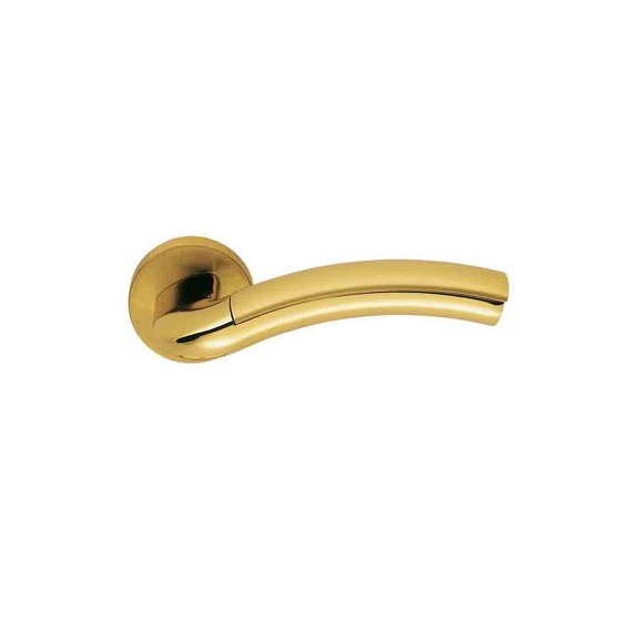 Ручки дверные Colombo Milla LC 31 полированная латунь/матовое золото